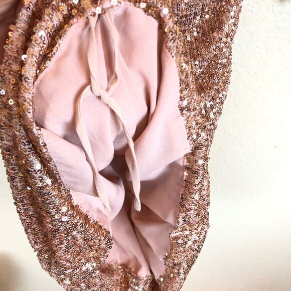 NWT Zara Blogger Draped Sequin Dress. - Picture 10 of 16